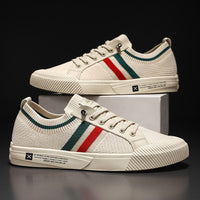 Men's Italiana Sneakers | Mesh Stripe Detail Front