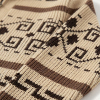 Men's Jacquard Button Up Shawl Collar Cardigan Sweater View 12