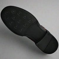 Men's Leather Ankle Boots | Buckle Strap Layered Fold View 17