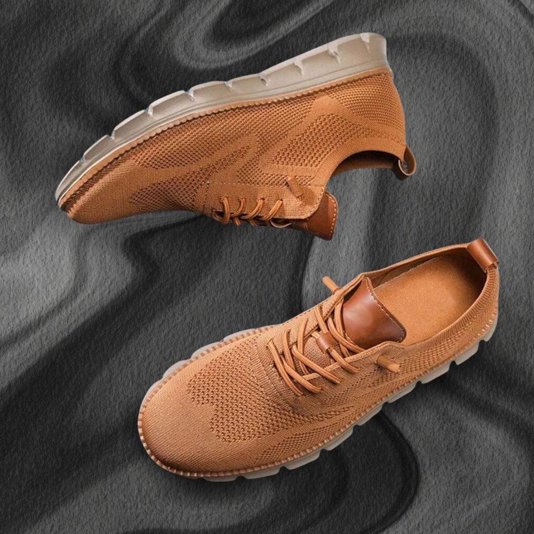 Men's Leather Orthopedic Walking Shoes View 11
