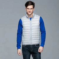 Men's Lightweight Packable Down Vest | Quilted Sleeveless View 12