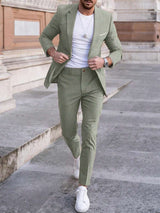 Conjunto de dos piezas ligero de verano para hombre