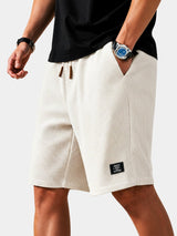 Shorts légers en tissu gaufré pour homme, été
