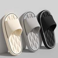Men's Massage Footbed Pillow Slides Shoes Side