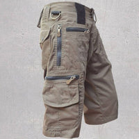 Men's Multi Pocket Cotton Shorts Pants Detail