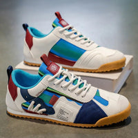 Men's Patchwork Utility Sneakers | Trail Street View 11
