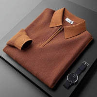 Men's Quarter-Zip Waffle Knit Shirt | Tailored Casual Hero