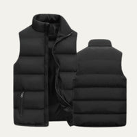 Men's Quilted Padded Puffer Vest | Sleeveless Gilet Back