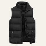 Chaleco acolchado e hinchado para hombre | Chaleco sin mangas