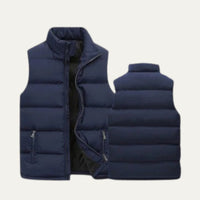Men's Quilted Padded Puffer Vest | Sleeveless Gilet View 11