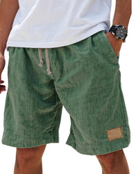 Men's Relaxed Cotton Summer Shorts Pants Back