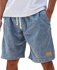 Men's Relaxed Cotton Summer Shorts Pants Side