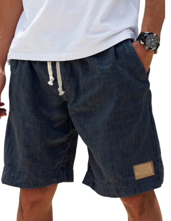 Men's Relaxed Cotton Summer Shorts Pants View 11