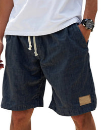 Men's Relaxed Cotton Summer Shorts Pants View 11