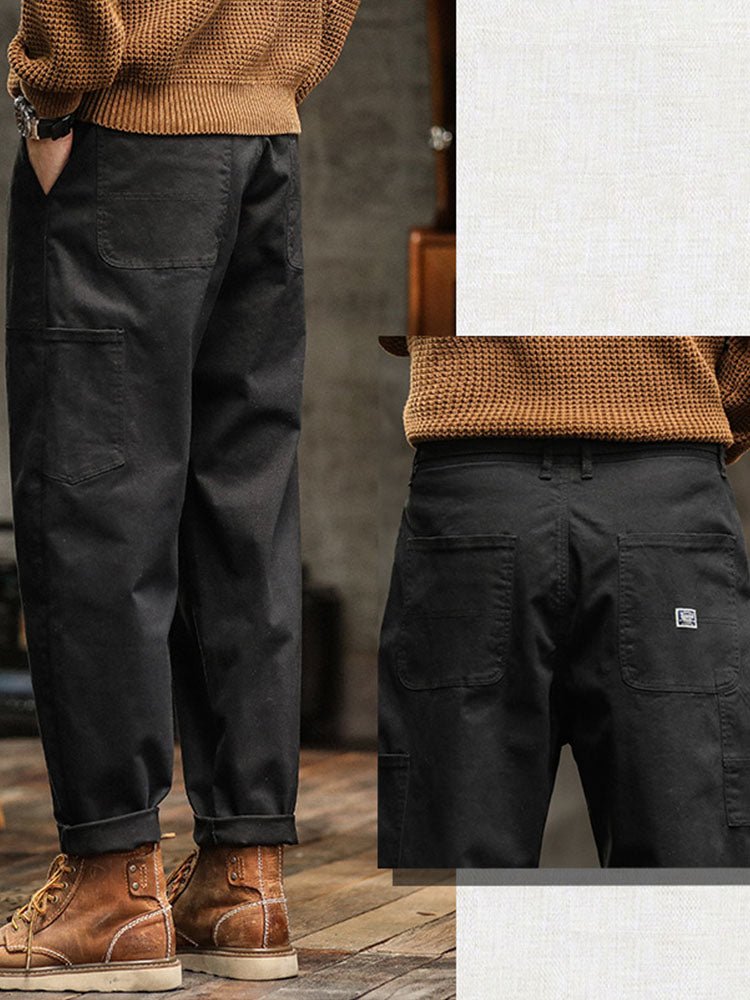 Men's Relaxed Cotton Utility Pants View 16