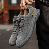 Zapatillas de ante para hombre con detalles de remaches | Casual