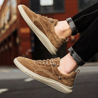Men's Rivet Detail Suede Sneakers | Casual View 13