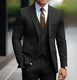 Men's Slim Fit Waistcoat Suit | Three-Piece Formal Set
