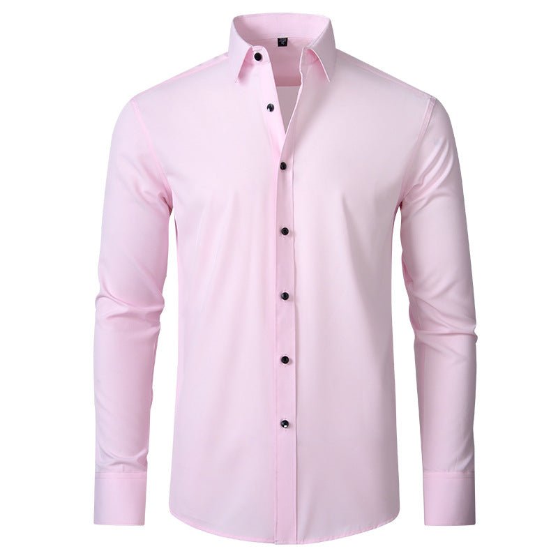 Men's Slim Stretch Dress Shirt Top Lifestyle