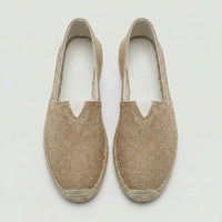 Men's Slip-On Linen Espadrilles Shoes Back