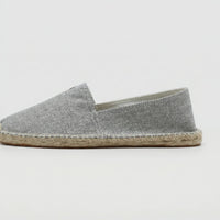 Men's Slip-On Linen Espadrilles Shoes Detail