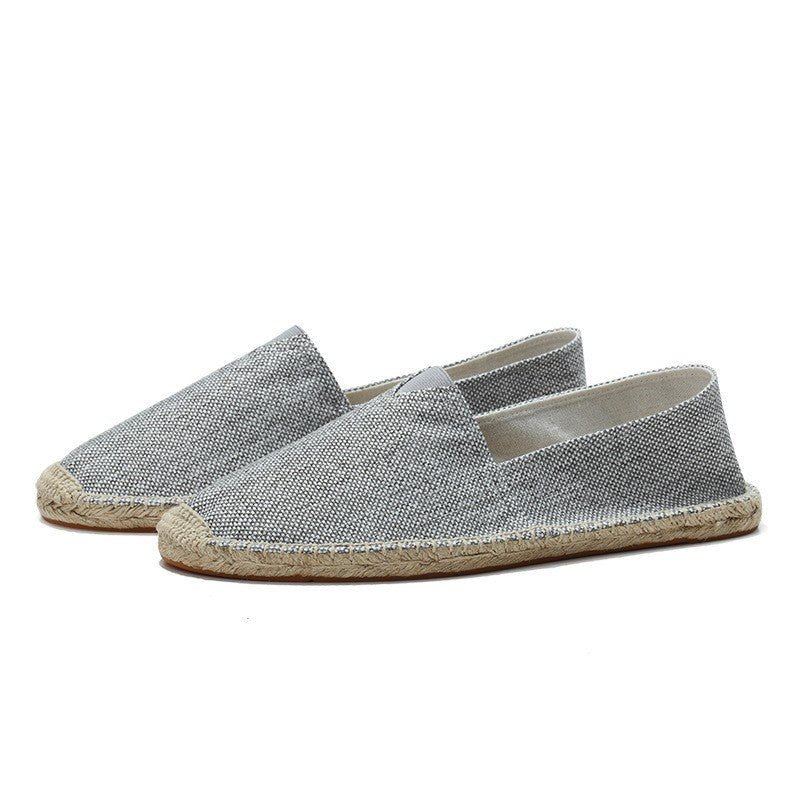 Men's Slip-On Linen Espadrilles Shoes Hero