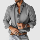 Men's Smart Stylish Open Placket Shirt | Wrinkle Free