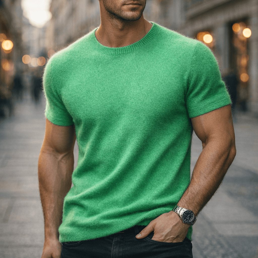 Men's Soft Knit Fuzzy Top Hero