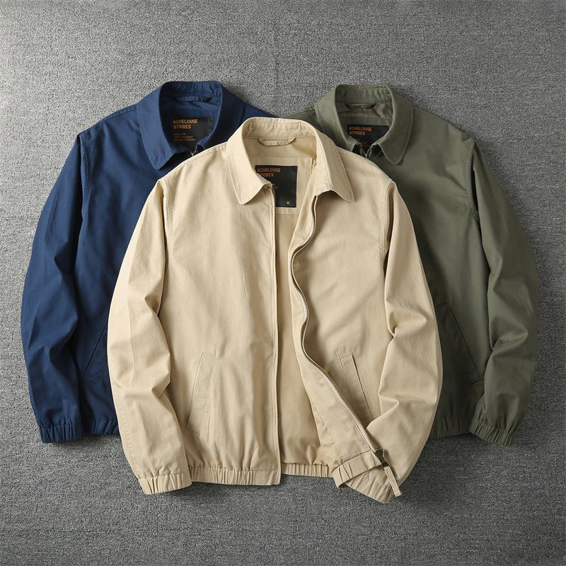 Men's Spread Collar Coats & Jackets Side