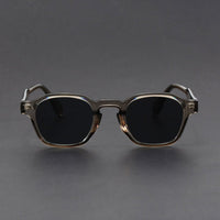 Men's Square Frame Retro Shades | UV Protection Lifestyle