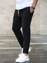 Men's Stretch Cotton Drawstring Pants View 11