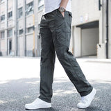 Pantalones cargo para hombre de algodón orgánico elástico