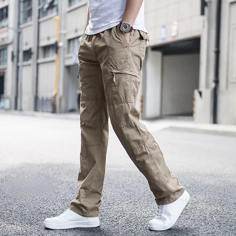 Men's Stretch Organic Cotton Cargo Pants Lifestyle