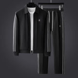 Men's Stripe Detail Tracksuit Set | Slim Fit