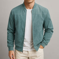 Men's Structured Suede Coats & Jackets Detail