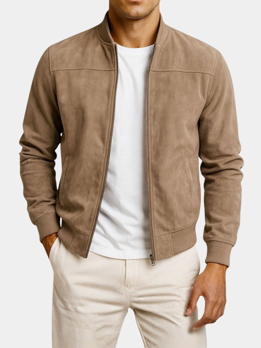 Men's Structured Suede Coats & Jackets Hero