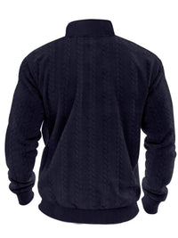 Men's Stylish Half Zip Pullover | Quarter-Zip Stand Collar Front