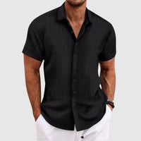 Men's Summit Stripe Shirt | Ribbed Texture Hero