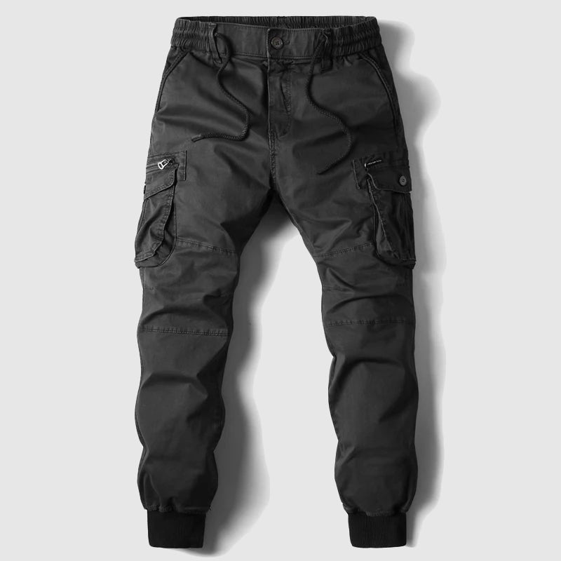 Men's Tactical Cargo Joggers Pants Back