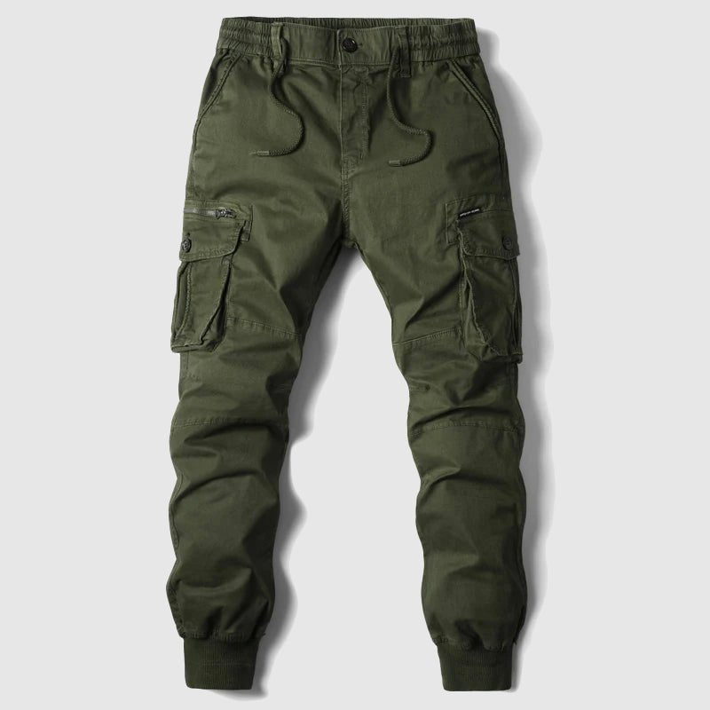 Men's Tactical Cargo Joggers Pants Close Up