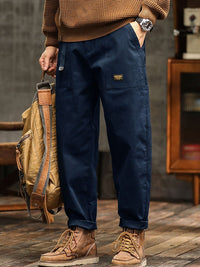 Men's Vintage Cargo Pants with Rolled Cuffs View 15