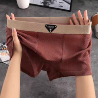 Men's Waffle Knit Cotton Boxer Loungewear Angle