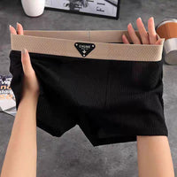 Men's Waffle Knit Cotton Boxer Loungewear Side