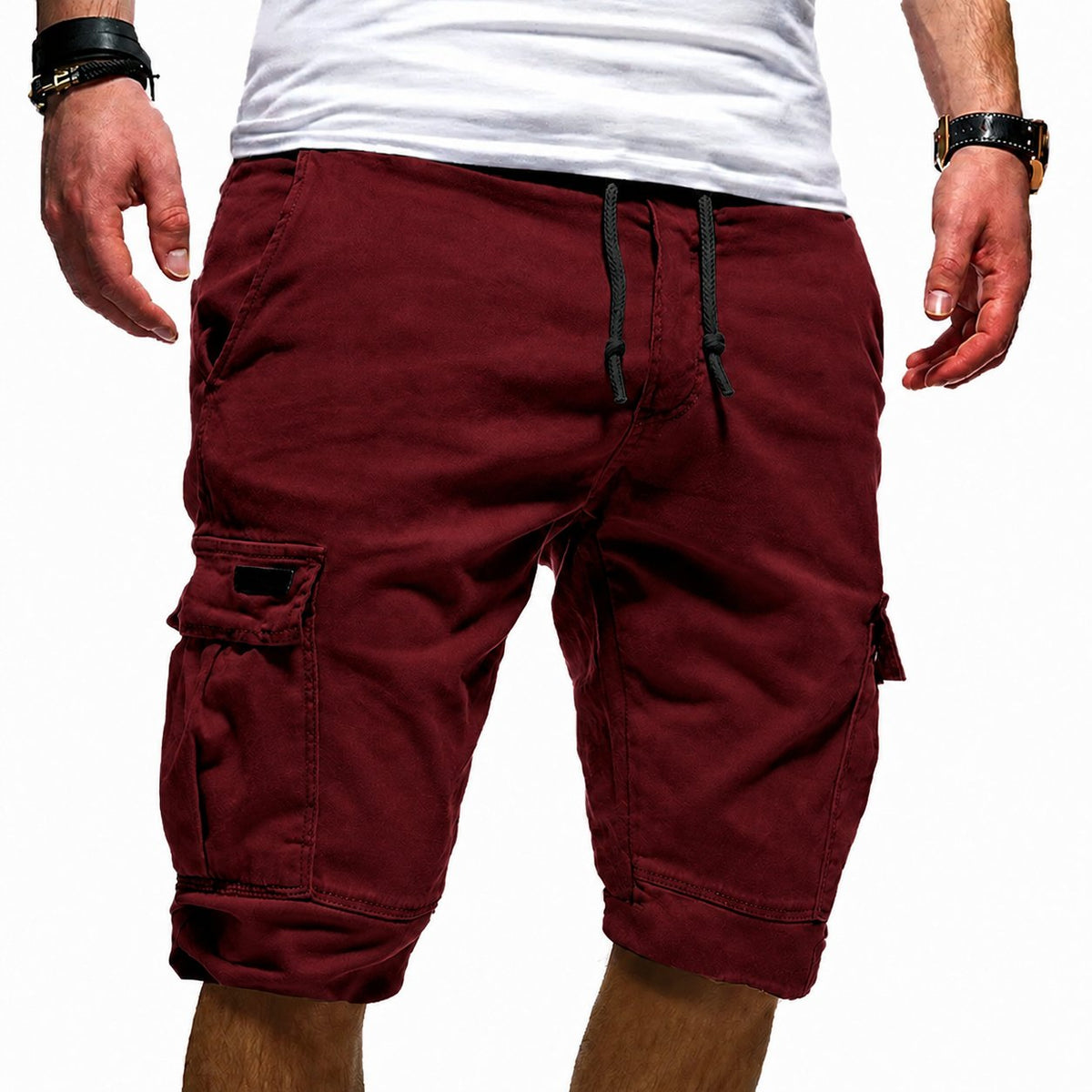 Men's Walking Cargo Summer Shorts | Relaxed Outdoor Angle