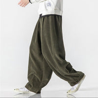 Men's Wide Leg Corduroy Sweatpants | Relaxed Fit Lifestyle