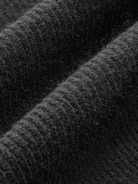 Pull shrug pour femme, manches longues, coupe régulière, ouverture devant
