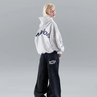 Unisex Casual Oversized Hoodie | Drop Shoulder Streetwear Close Up