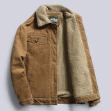 Unisex Corduroy Jacket Sherpa Lined | Trucker Silhouette