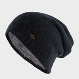 Unisex Slouchy Knitted Beanie | Cotton Wool Casual