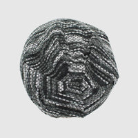 Unisex Slouchy Striped Winter Beanie | Wool Knit Close Up